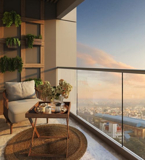 Flat D 3 BHK Balcony_1
